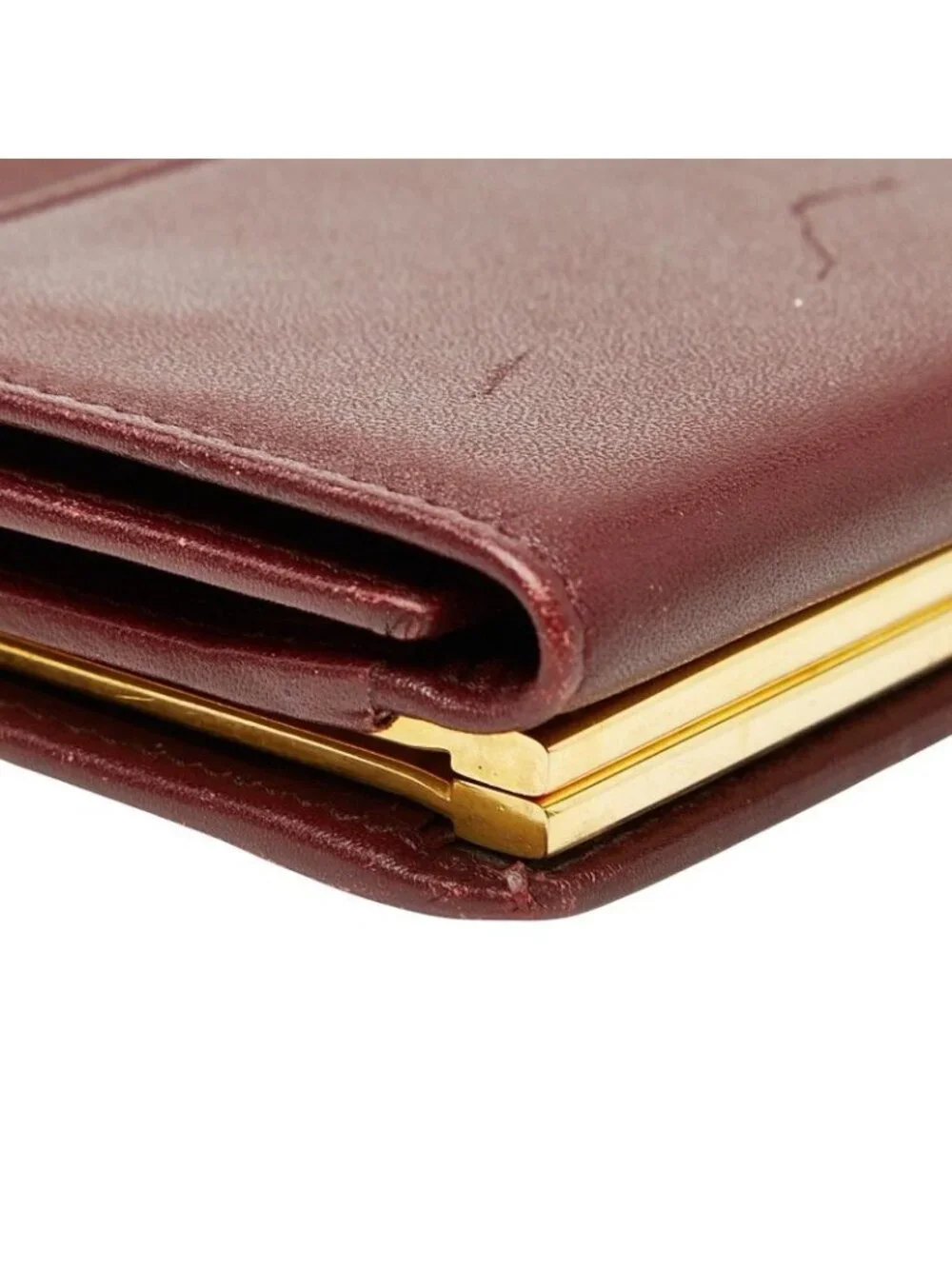 Cartier Must Line Wine Red Leather